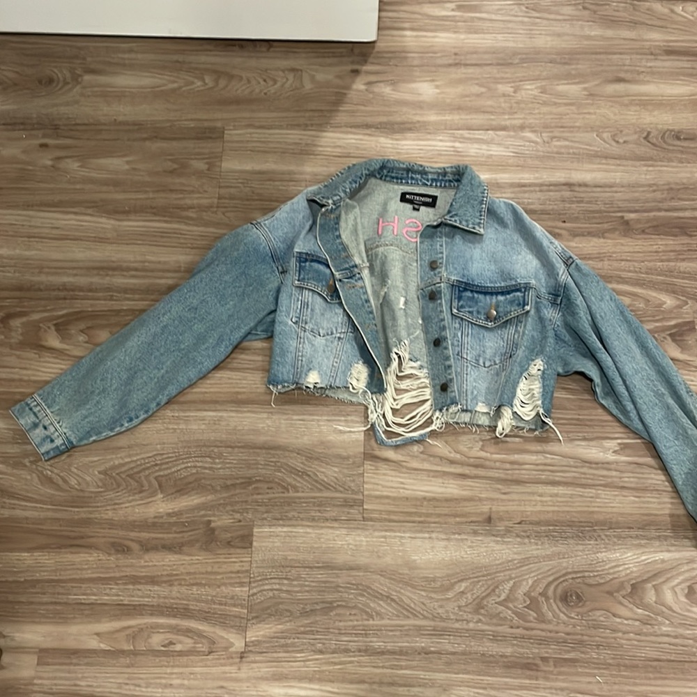 Kittenish ripped denim jacket - Picture 4 of 6